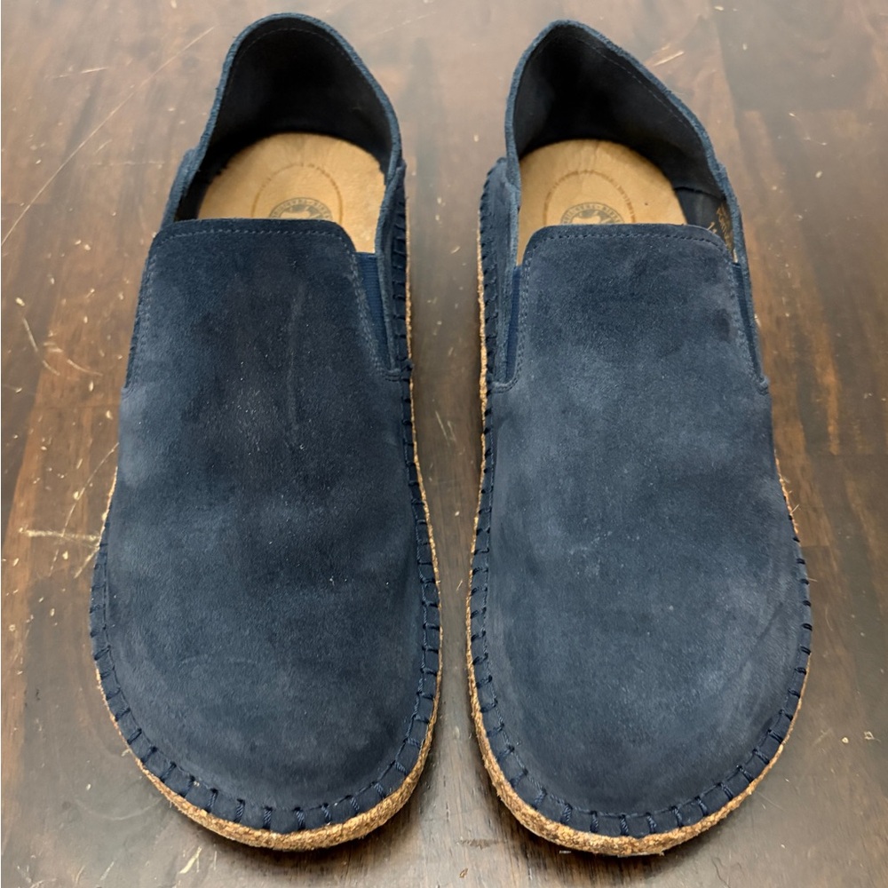 Birkenstock Callen Suede Navy Blue Size 39 narrow